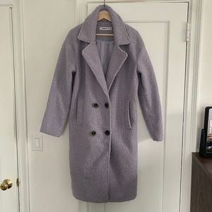 lilac missguided coat